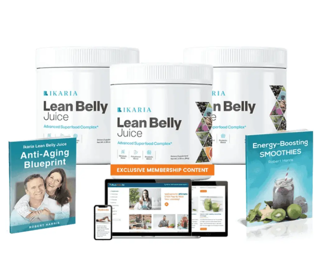 Ikaria Juice supplement bottle